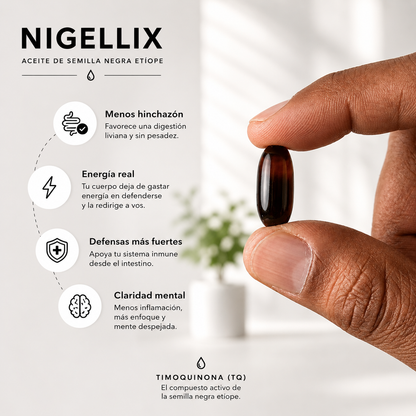 Nigellix - Aceite de semilla negra Etíope