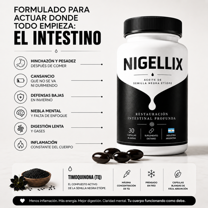 Nigellix - Aceite de semilla negra Etíope